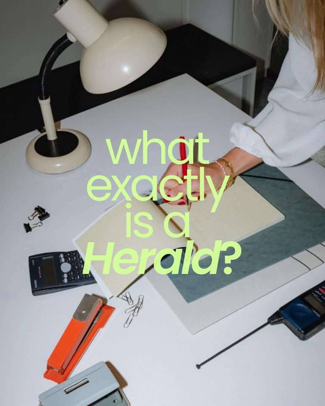 What exactly is a Herald?